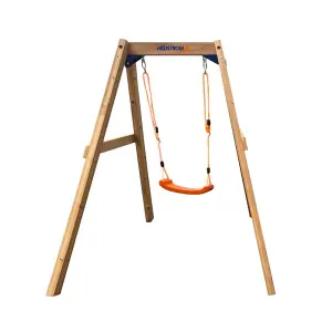 Wooden Outdoor Single Swing Set