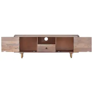 Berkfield TV Cabinet 118x30x40 cm Solid Acacia Wood