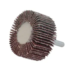 40 Grit 50mm Flap Wheel Disc Abrasive Sanding Pads For Drills 6mm Shank 10pc