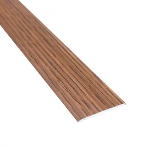 Self-adhesive wood effect aluminium door floor bar edge trim threshold profile  930mm x 35mm a08 castle oak