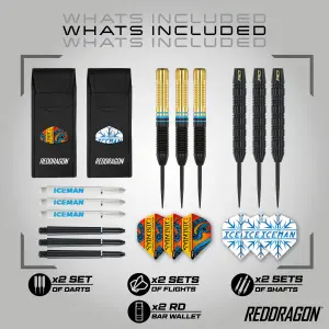 Peter Wright Snakebite v Gerwyn Price Iceman DWC Brass Darts Set