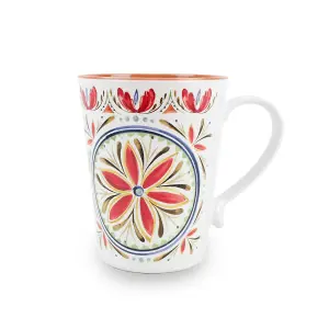 Purely Home Mediterranean Melamine Mugs - Set of 4