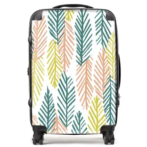 Scandinavian Style Foliage Suitcase - Medium