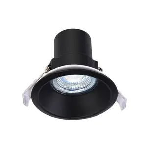 Luminosa Shieldeco CCT Recessed Downlight Matt Black Paint IP65