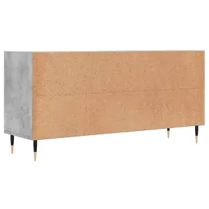 Berkfield TV Cabinet Concrete Grey 103.5x30x50 cm Engineered Wood