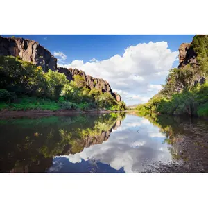 Reflections In Windjana Gorge by Sara_winter - Wrapped Canvas Print 20cm H x 30cm W x 3.8cm D