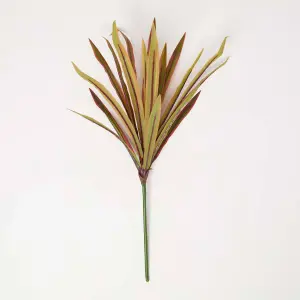 HOMESCAPES Red Yucca Artificial Tropical Leaf 66 cm