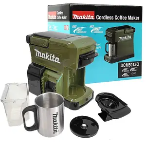 Makita 18V Olive LXT Cordless Coffee Maker Machine + 1.5AH Battery and Charger