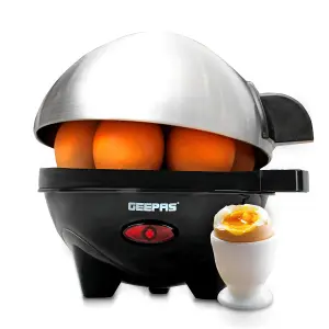 Geepas 3-in-1 Egg Boiler Poacher Boils 7 Eggs, 350W