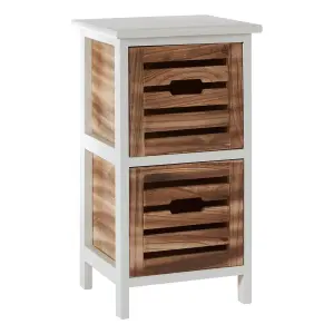 Interiors by Premier Portsmouth 2 Drawer Chest, Delivered Fully Assmbled