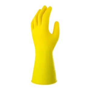 Marigold Latex Yellow Kitchen Gloves, Large