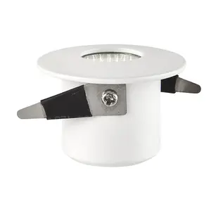 Luminosa Lalo Bathroom Recessed Downlight 4000K IP44 4W Matt White Paint