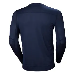 Helly Hansen Workwear HH Lifa Crewneck (Navy)  (Large)