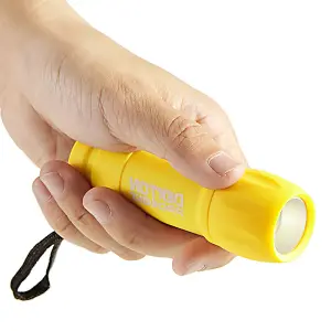 Yellow Dekton Pro Light XF100 Trail Flash Light High intensity LED Weatherproof Torch