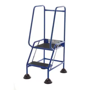 TUFF Express Easy Glide Steps- 2 Tread - Blue - Anti-Slip