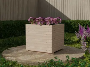 WoodyBloom1 Wooden Planter, 700x700x712