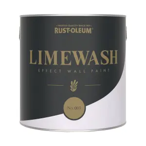 Rust-Oleum Grey Limewash Effect Wall Paint - No.003 2.5L