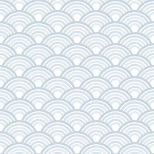 Rainbow Maggic Wallpaper In Blue And White