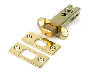 From The Anvil Polished Brass 3" Heavy Duty Tubular Deadbolt