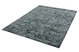 Charcoal Luxurious Modern,Abstract Rug For Bedroom & Living Room-160cm X 230cm