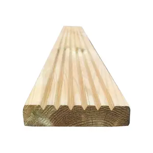 Snowdon Timber Garden DP281208T20 Treated Decking Board (L) 2.4m (W) 120mm (T) 28mm 20 Pack