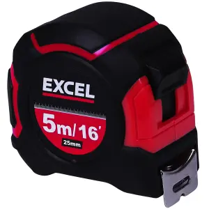 Excel Tape Measure 5m/16ft Pack of 3