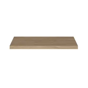 GoodHome Mixxit Natural oak effect Rectangular Shelf (L)33cm x (D)32.6cm