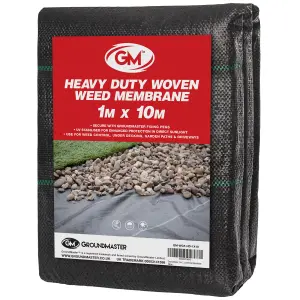 1m x 10m Weed Suppressant Garden Ground Control Fabric