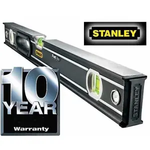 Stanley STA043672 FatMax Box Beam Spirit Level 180cm + Torpedo 0-43-624 0-43-609