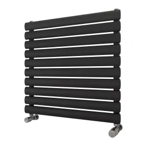 Ximax Champion FORH1164600A Anthracite Gas Horizontal Designer Radiator, (W)600mm x (H)584mm