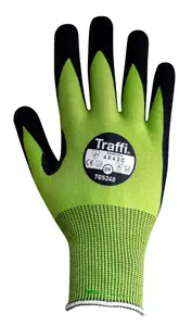 Traffi TG5240 LXT Cut C MicroDex Nitrile Glove Pack of 10  Size 7