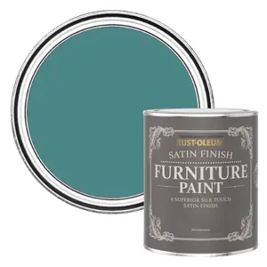 Rust-Oleum Peacock Suit Satin Furniture Paint 750ml