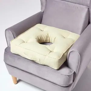 Homescapes Sage Green Pressure Relief Armchair Booster Cushion