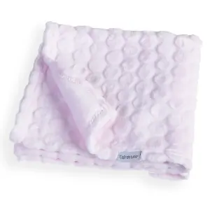 Clair de Lune Pink Marshmallow Pram Blanket 90 x 70cm