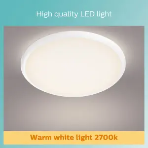 Philips LED Spray Ceiling Light IP44 12W, 27K