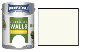 Johnstones Weatherguard Smooth Masonry Paint - 5 Litre - Magnolia