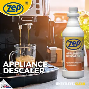 Zep Appliance Descaler 1000ml (20 Doses) - Kettle Descaler, descaler for coffee machines, limescale remover kettle, kettle cleaner