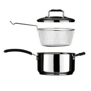 Maison by Premier Tenzo S Ii Series Chip Pan With Glass Lid