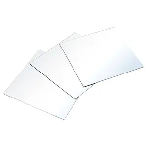 3pcs Acrylic Adhesive Wall Mirror Tiles (Set of 3) 30cm H x 30cm W