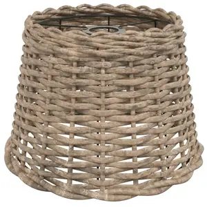 Chira Pendant Shade Brown / 20cm H x 30cm W x 30cm D