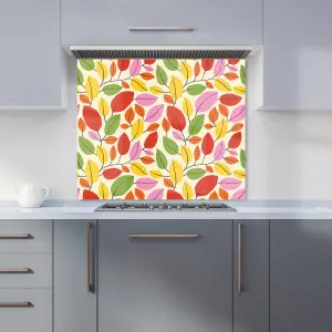 Autumn Leaves Premium Glass Kitchen Splashback W900mm x H750mm