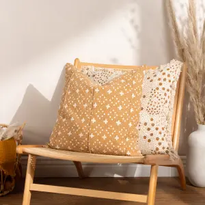 Yard Hara Yolk Woven Indoor Any occasion Cushion (L)50cm x (W)50cm