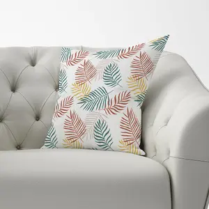 Palm Branches In Natural Colors Cushions 60cm x 60cm