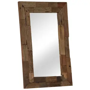 Berkfield Mirror Solid Reclaimed Wood 50x80 cm