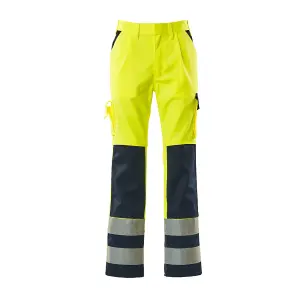 Mascot Safe Compete Olinda Trousers - Hi-Vis Yellow   (46.5) (Leg Length - Regular)