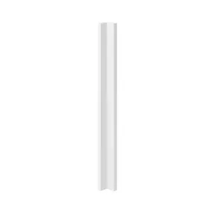 GoodHome Balsamita Matt white Standard Corner post, (W)59mm