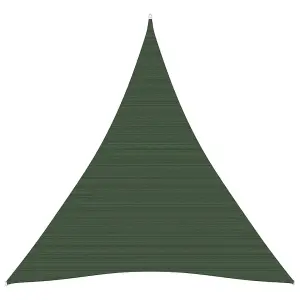 Berkfield Sunshade Sail 160 g/m2 Dark Green 5x6x6 m HDPE