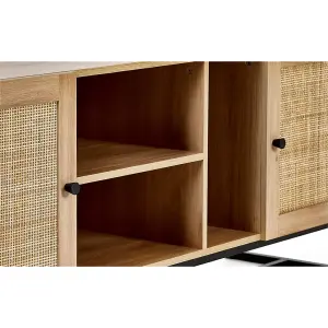 Natural Stylish Rattan TV Unit