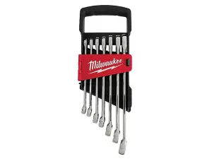 Milwaukee Hand Tools - MAX BITE™ Ratcheting Metric Combination Spanner Set, 7 Piece