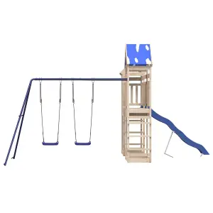 Berkfield Outdoor Playset Solid Wood Pine